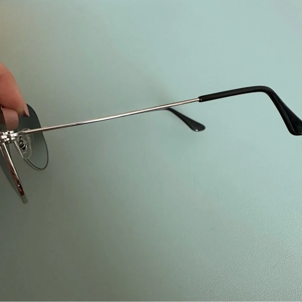 | ray ban • blue lense 2035 aviator silver frame | - Picture 13 of 16